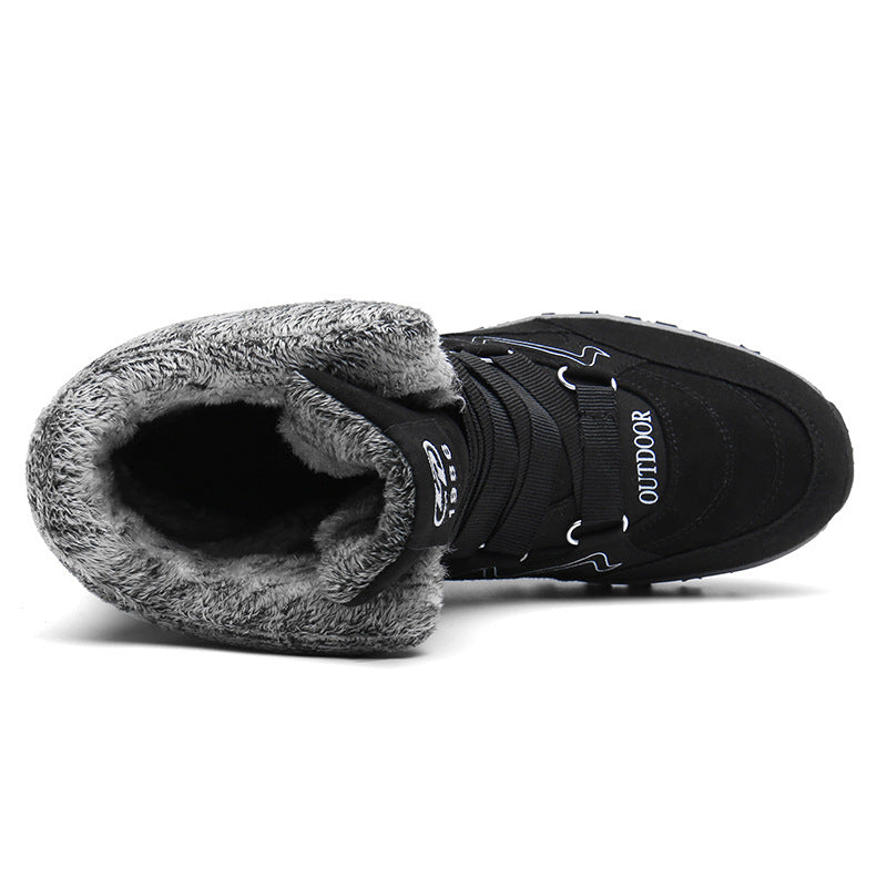 Damen Gefütterte Winter‑Trekkingstiefel mit Kunstfellkragen, schnürsystem und griffiger Offroad‑Profilsohle Echo Archiv