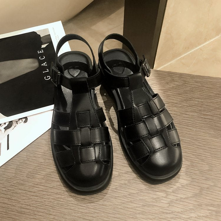 Damen Elegante Sandalen mit Raffiniertem Geflochtenem Design und Komfortablem Fußbett Echoarchiv