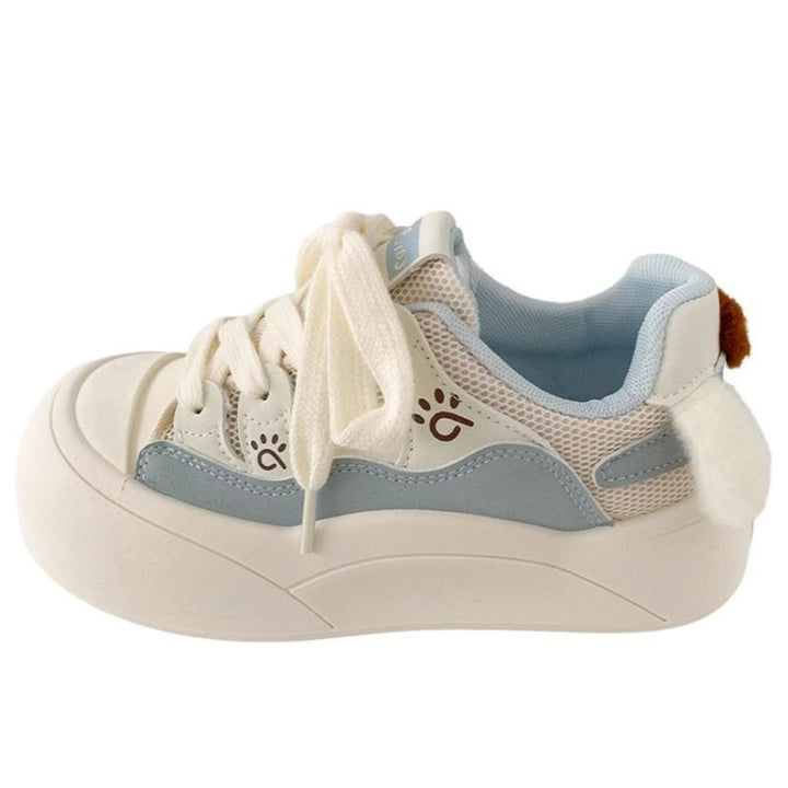 Damen Plattform-Sneaker mit verspielten Applikationen und bequemer Sohle Echo Archiv
