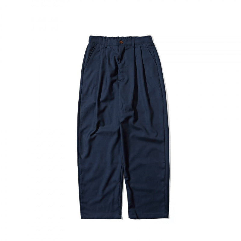 Damen Weite Highwaist-Hose mit Bundfalten, verkürztem Saum und tapered Schnitt Echo Archiv