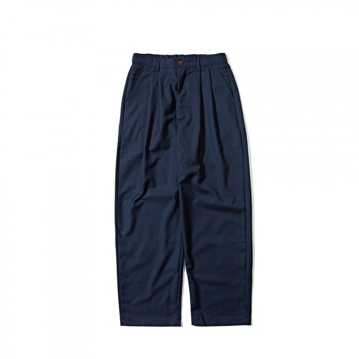 Damen Weite Highwaist-Hose mit Bundfalten, verkürztem Saum und tapered Schnitt Echo Archiv