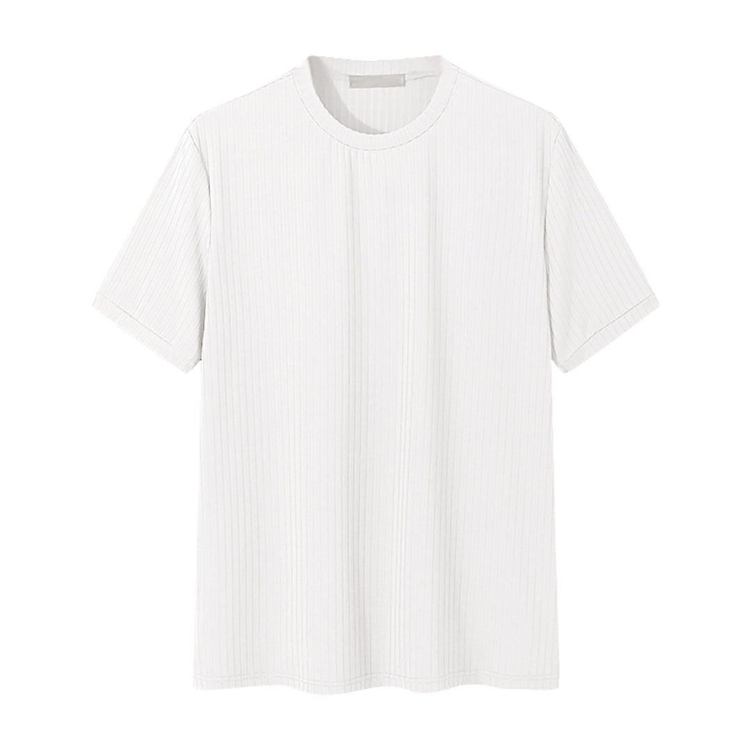 Unisex nan geripptes weit geschnittenes T-Shirt aus Baumwollmix Echo Archiv