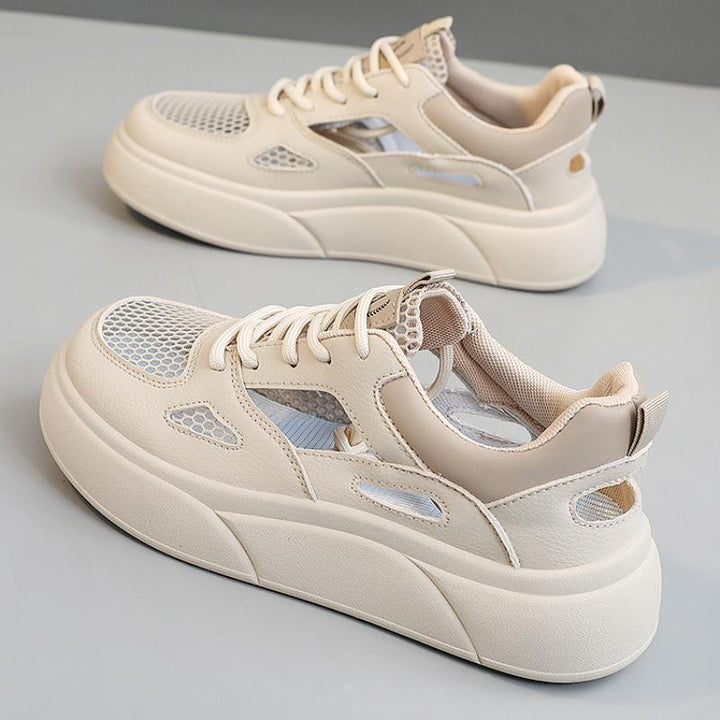 Damen Sportliche Sneakers mit atmungsaktiver Mesh-Oberfläche und innovativem Sohlenprofil Echo Archiv