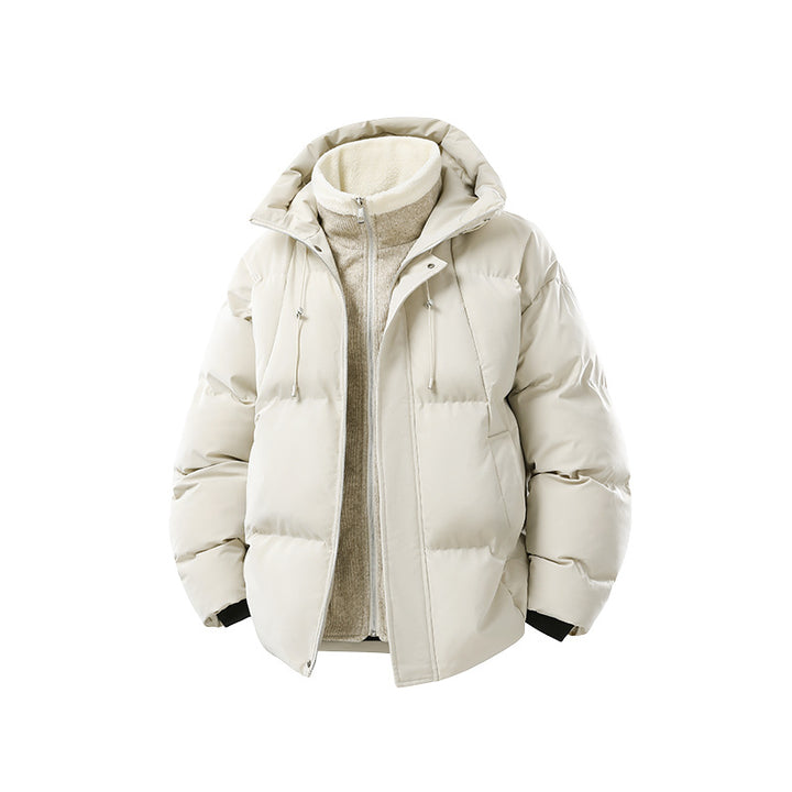 Damen Oversize-Steppjacke mit integriertem Fleece-Innenlayer und Kapuze Echo Archiv