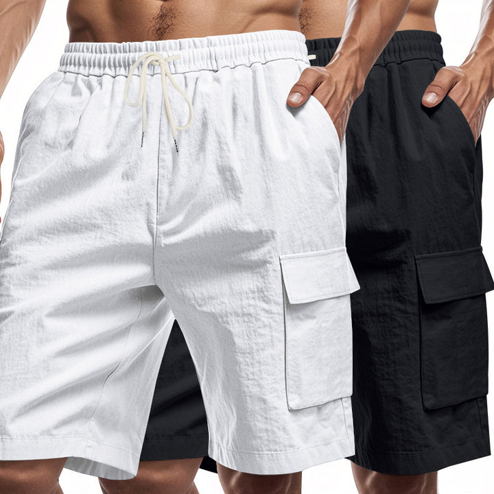 Herren Cargo-Shorts mit praktischen Seitentaschen und elastischem Bund Echoarchiv