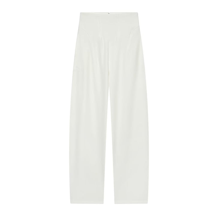 Damen Elegantes zweiteiliges Anzugset mit kastenlosem Blazer und High‑Waist Weitbein‑Hose Echo Archiv