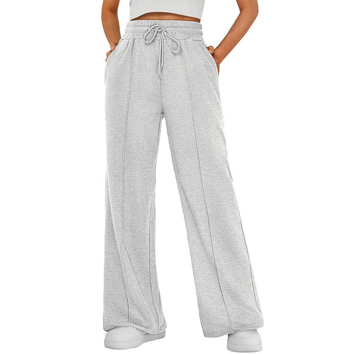 Damen nan weite Sweatpants mit hohem Bund und Tunnelzug Echo Archiv