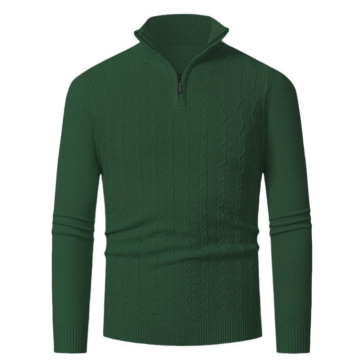 Herren hoher Kragen Strickpullover Echoarchiv