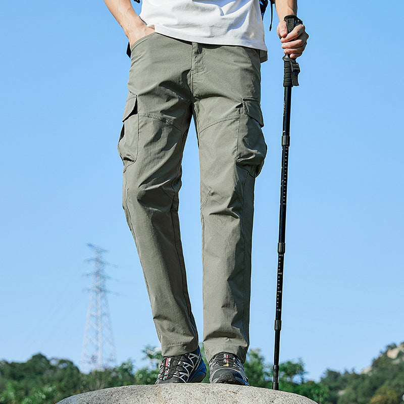 Herren Atmungsaktive Trekking-Cargohose mit Stretch und Mehrfachtaschen Echo Archiv