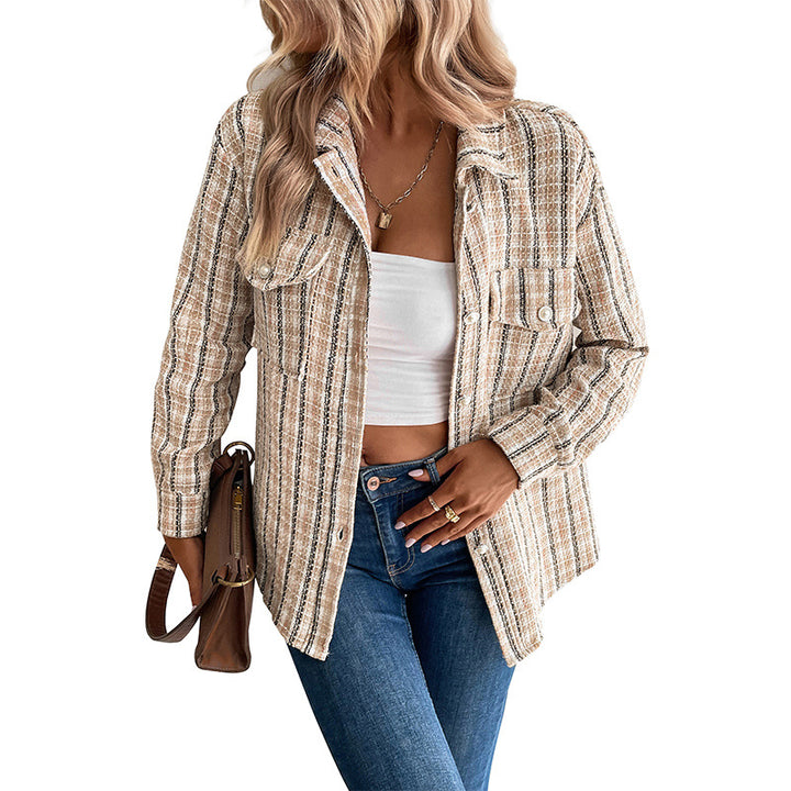 Damen Karo-Hemdjacke Echo Archiv
