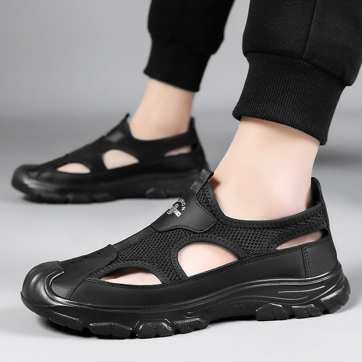 Herren nan atmungsaktive Outdoor-Sandale mit stoßdämpfender Sohle und verstärktem Zehenschutz Echo Archiv