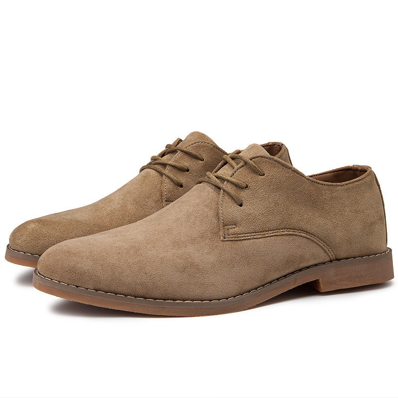 Herren Elegante Schnürschuhe aus weichem Wildleder Echoarchiv
