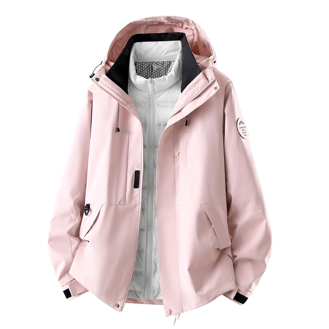 Damen Multifunktionale Outdoorjacke mit herausnehmbarer Stepp-Innenjacke Echoarchiv