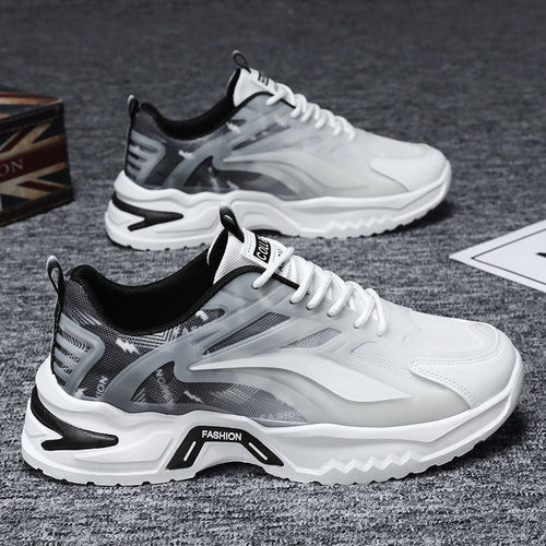 Damen Sportliche Freizeitsneakers mit atmungsaktiver Netzstruktur und dämpfender Sohle Echo Archiv