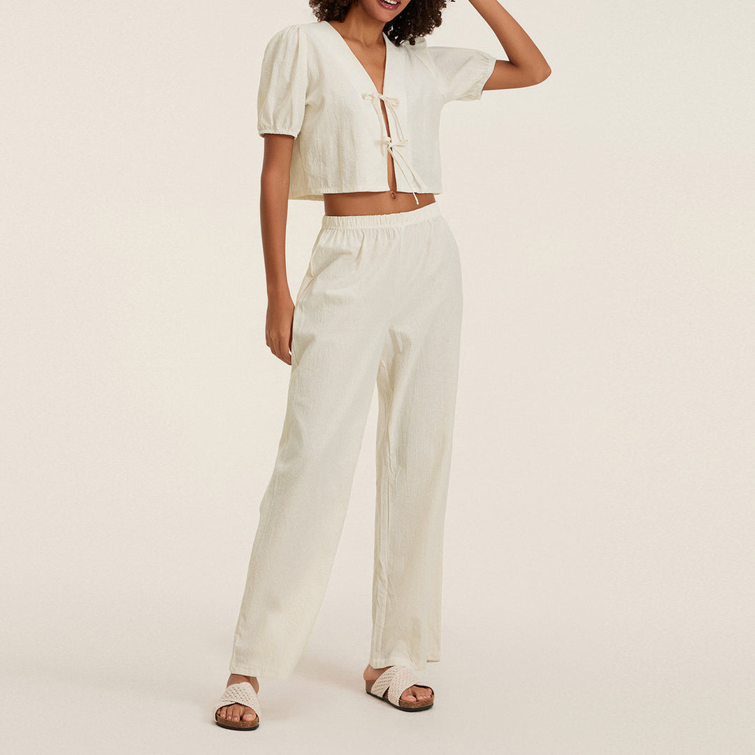 Damen luftiges Sommer-Jumpsuit mit Raffung Echo Archiv