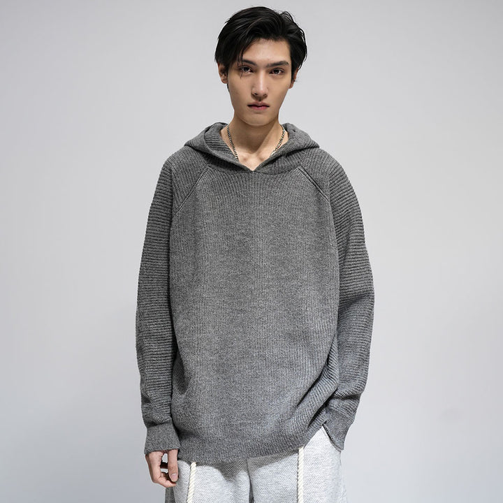 Herren Modischer Oversized Hoodie mit strukturiertem Design Echoarchiv