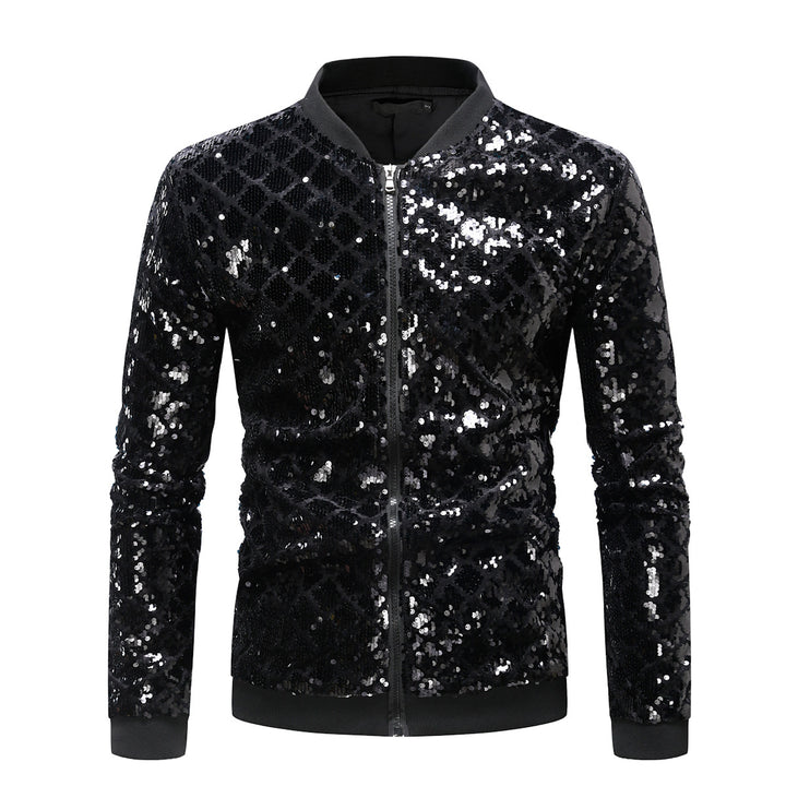 Herren Glitzernde Steppjacke Echoarchiv