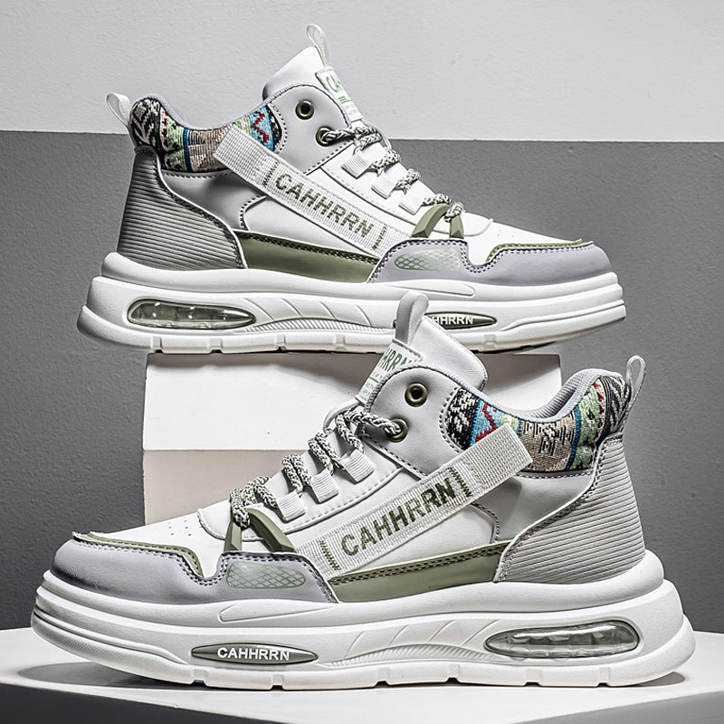 Herren hochgeschnittene Streetstyle-Sneaker mit Luftkapsel-Zwischensohle und tribal-gepolsterter Knöchelmanschette Echo Archiv
