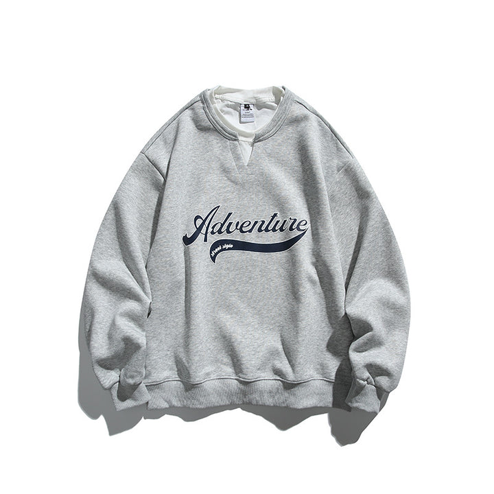Unisex Oversize-Sweatshirt mit Lagenkragen, weichem Fleece und Statement-Print Echo Archiv