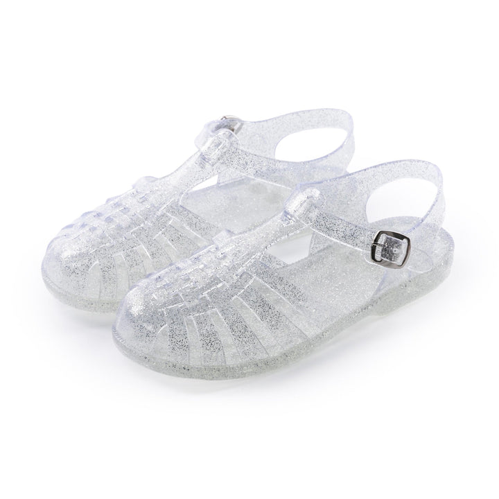 Damen Glitzernde Freizeit-Sandalen Im Riemchen-Stil mit Verstellbarem Verschluss Echoarchiv