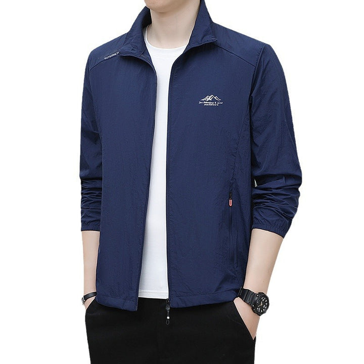 Herren Leichte Outdoor-Jacke mit hohem Stehkragen Echo Archiv