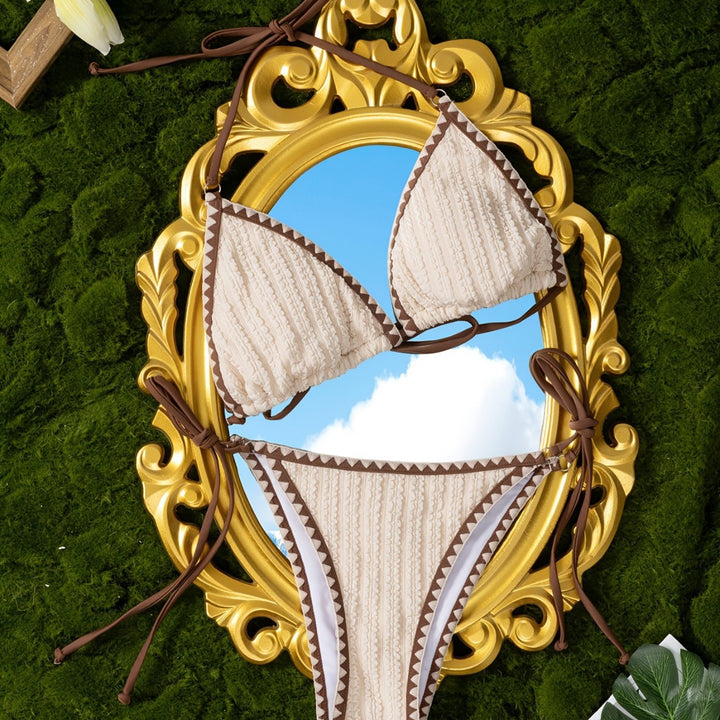 Damen Triangel-Bikini mit raffiniertem Struktur-Design Echo Archiv