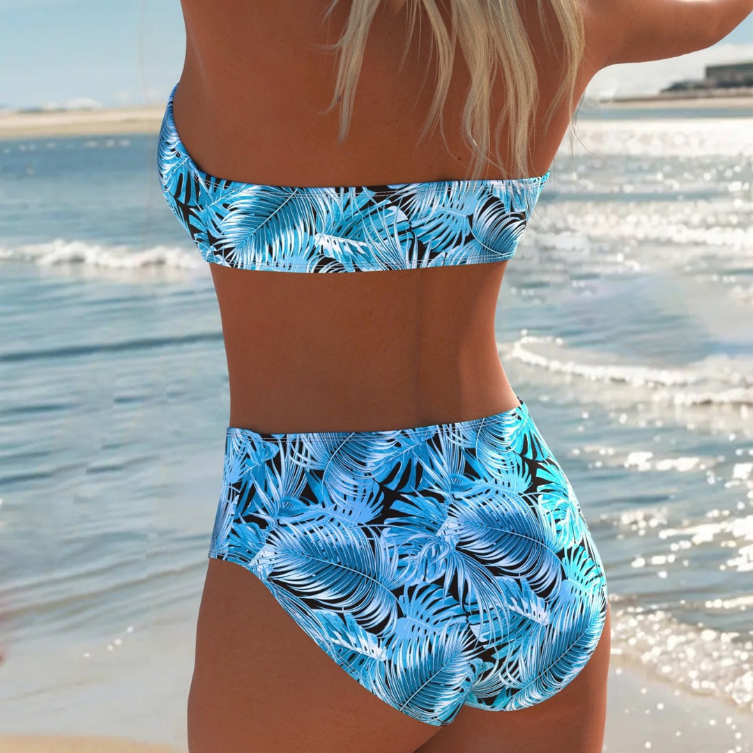 Damen Balconette Bikini mit floralem Design und verstellbaren Trägern Echo Archiv