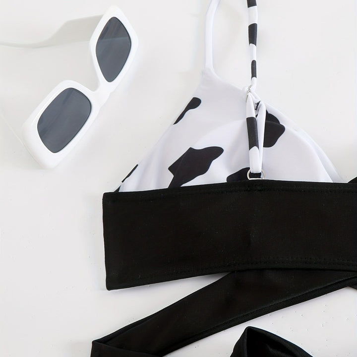 Damen Triangel-Bikini mit sportlichem Knoten-Design Echo Archiv