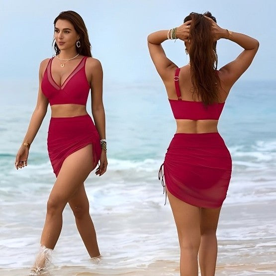 Damen Baderock mit transparentem Oberteil Echo Archiv