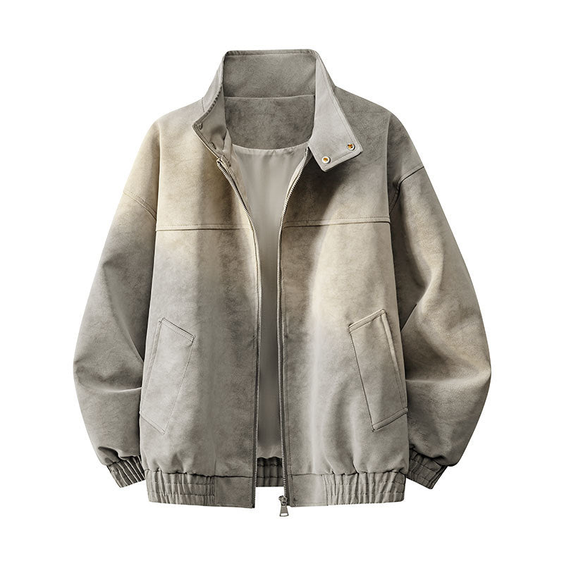 Herren Lässige Outdoor-Jacke mit hohen Kragen und praktischen Taschen Echo Archiv