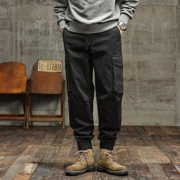 Herren Cargo-Hose mit atmungsaktiven Eigenschaften und multifunktionalen Taschen Echoarchiv