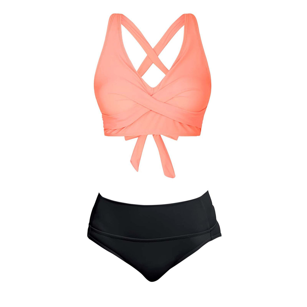 Damen Zweiteiliger Badeanzug mit floralem Design Echo Archiv
