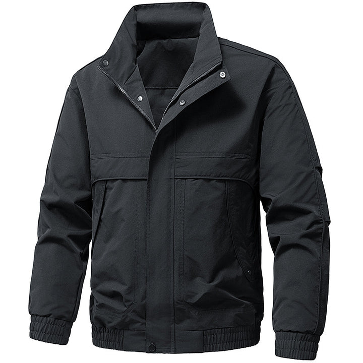 Herren technische Kapuzen-Softshelljacke mit verstellbarer Kapuze und Utility-Taschen Echo Archiv