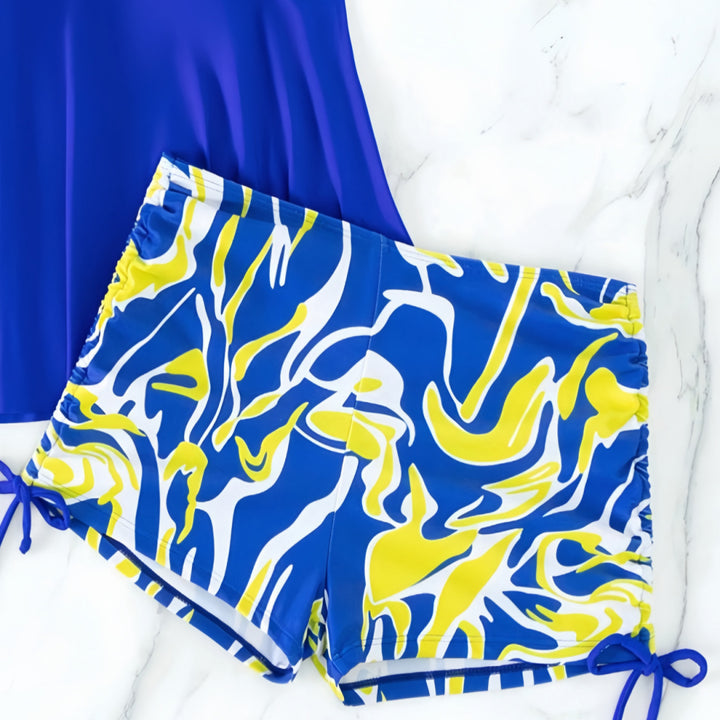 Damen Badekleid mit Shorts im modernen Design Echo Archiv