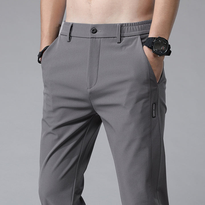 Herren modische Chino-Hose mit elastischem Bund und praktischen Taschen Echoarchiv