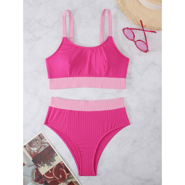Damen Sport-Bikini-Set mit elegantem Design und verstellbaren Trägern Echo Archiv