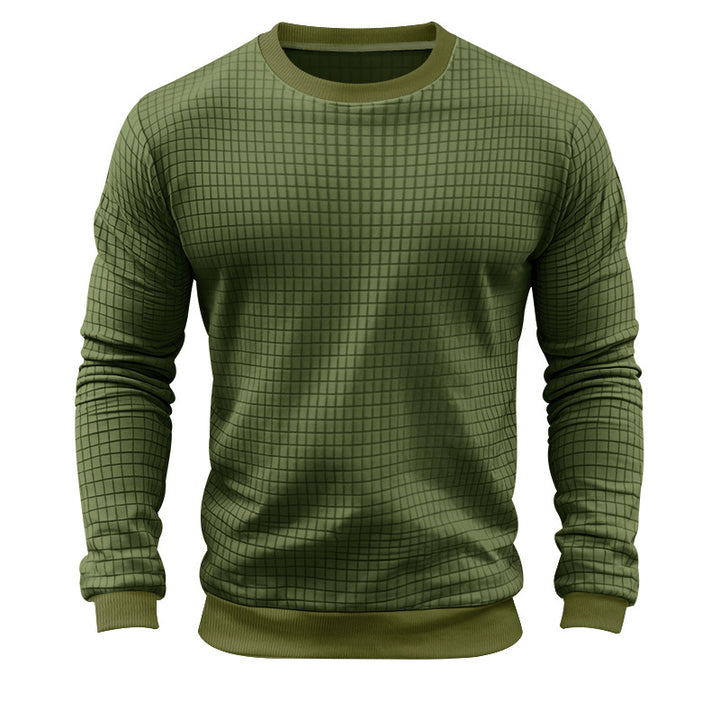 Herren strukturiertes Sweatshirt mit modernem Schnitt und hohem Tragekomfort Echoarchiv