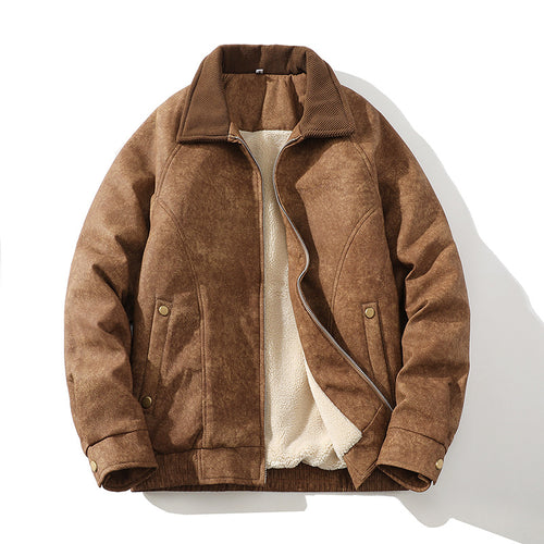 Herren Übergangsjacke mit weichem Futter und modischem Kragen Echoarchiv