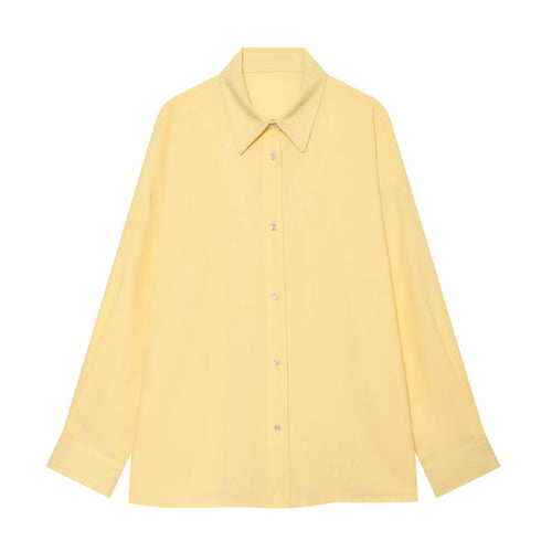 Damen Oversized Hemdbluse mit extra weitem Schnitt und spitzem Hemdkragen Echo Archiv