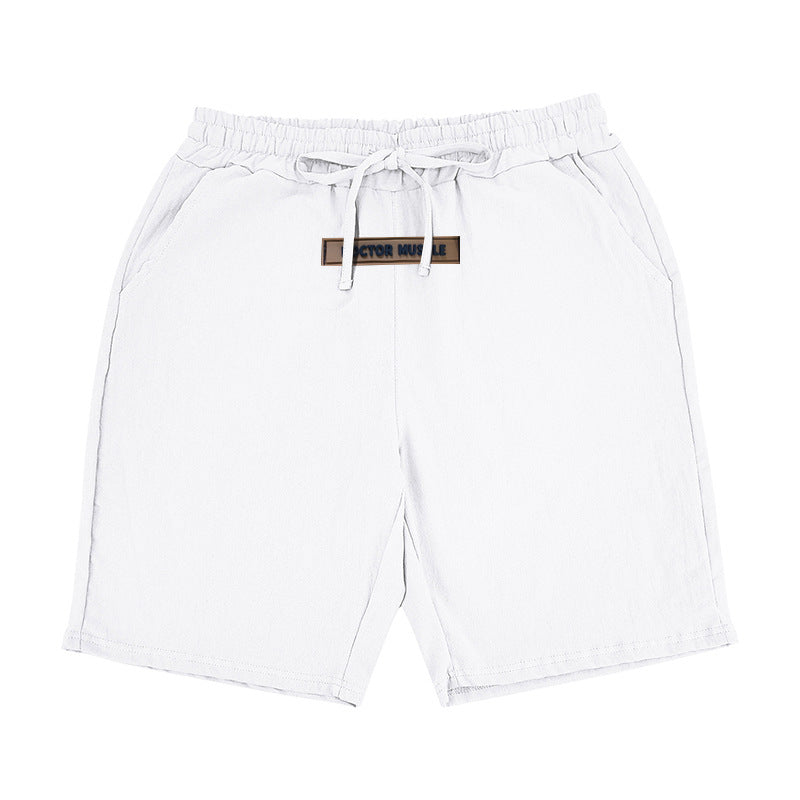 Herren lässige Strandshorts mit elastischem Bund und verstellbarem Kordelzug Echoarchiv