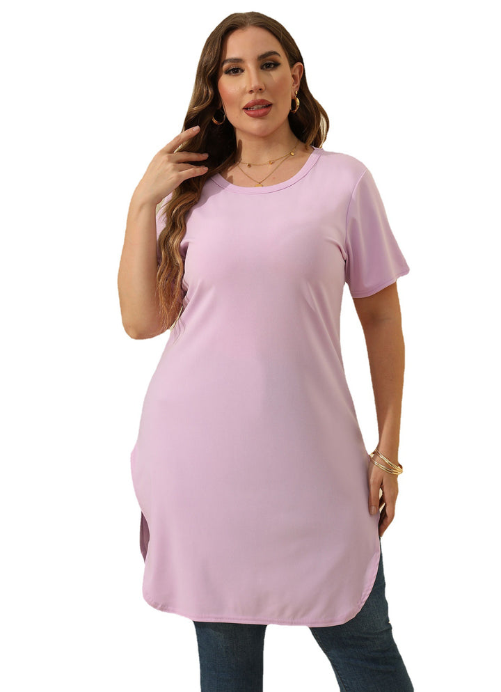 Damen modernes Kurzarm-Tunika-Kleid Echo Archiv