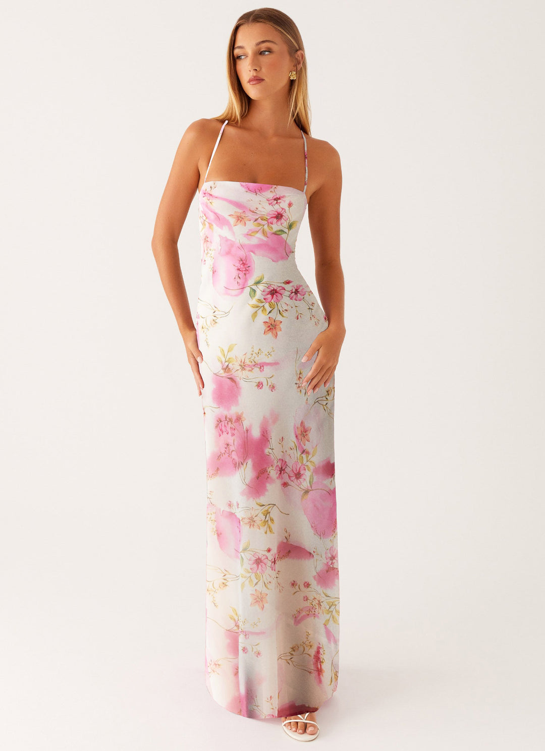 Damen Maxikleid mit floralem Muster Echo Archiv