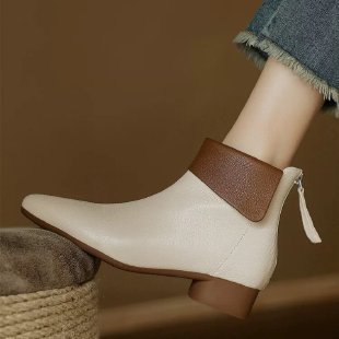 Damen Elegante Stiefeletten mit flexiblem Kragen Echo Archiv