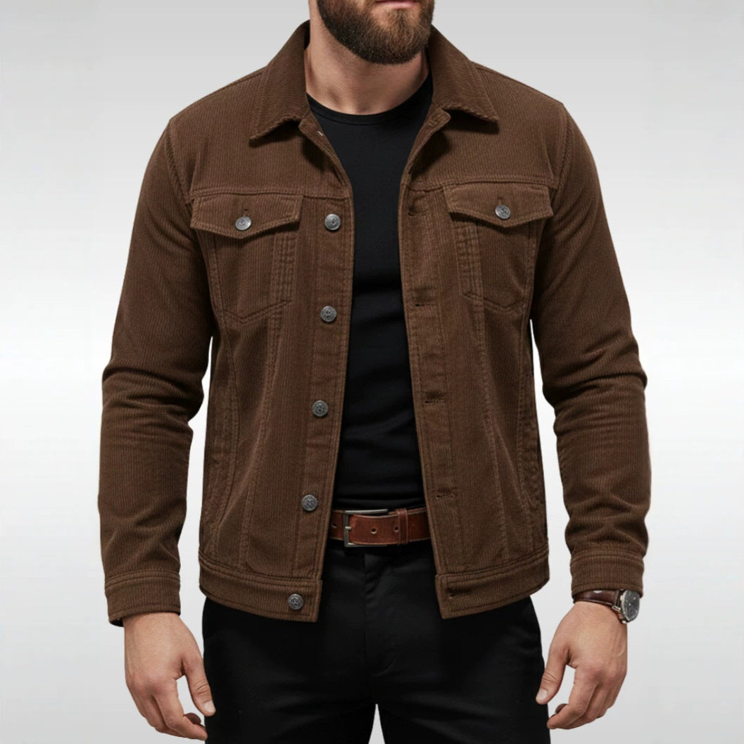 Herren Cordjacke mit Taschen – Taviero