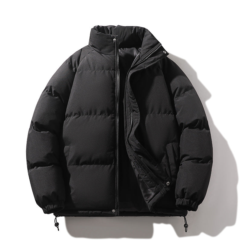 Unisex Wattierte Steppjacke aus Daunenimitat mit hohem Kragen und Kordelzug Echo Archiv