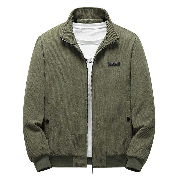 Herren Modische Cordjacke mit Stehkragen Echo Archiv