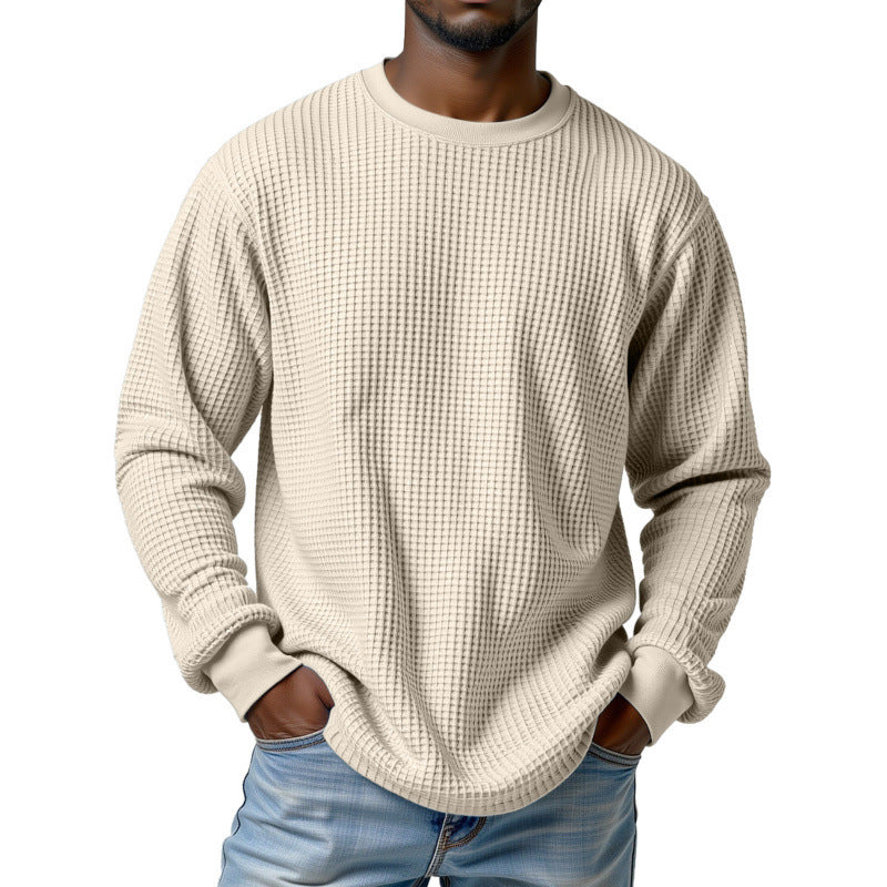 Herren Urbaner Pullover mit Waffelstruktur Echoarchiv