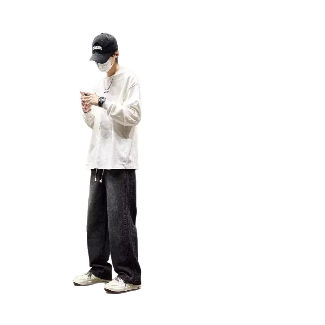 Herren Weit geschnittene Jeans mit seitlichen Nähten Echoarchiv