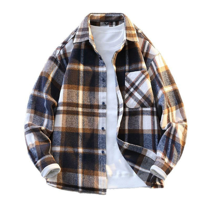 Herren Flanell Hemdjacke im zeitlosen Karomuster Echoarchiv