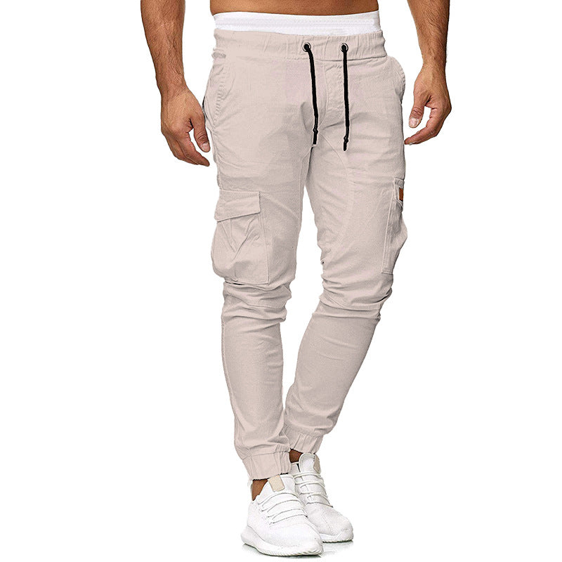 Herren Cargo-Jogginghose mit funktionalen Seitentaschen und elastischem Bund Echoarchiv